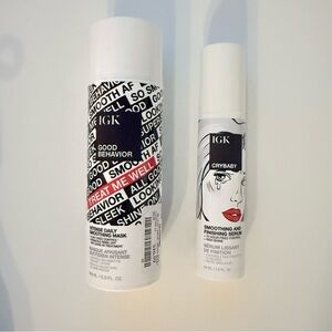 IGK Good Behavior Soothing Mask, IGK Crybaby Finishing Serum Brand New​